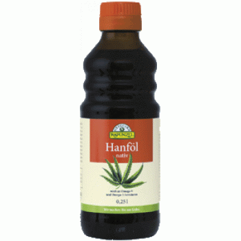Bio konopný olej za studena lisovaný 250 ml Rapunzel